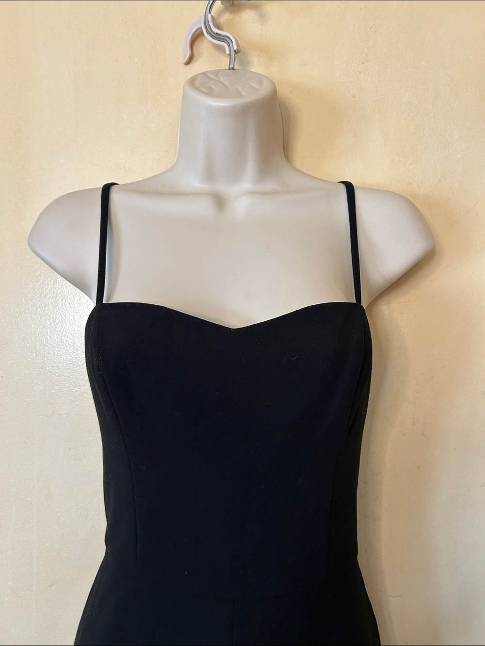French Connection Black Wide-Leg Spaghetti Strap Jumpsuit size XS - Picture 3 of 10